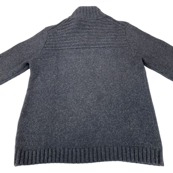 Ted Baker London Sweater Men’s Size 4 L Gray Knit Cotton Long Sleeve Mock Neck - Picture 9 of 12